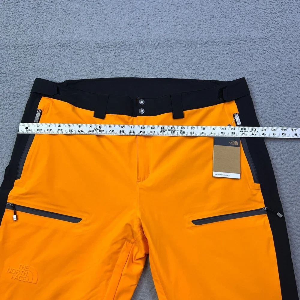 NWT The North Face‎ Inclination Pants Ski Snowboard Orange/Black Mens XXL 44x33
